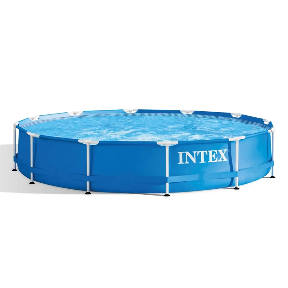 Intex 144″ Round Metal Frame Pool Set Unisex, 5-7 Years