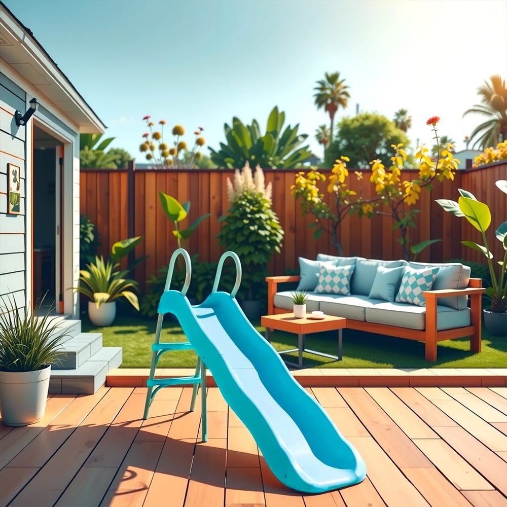 Intex 44106 Freestanding Garden Slide Unisex, 3-4 Years