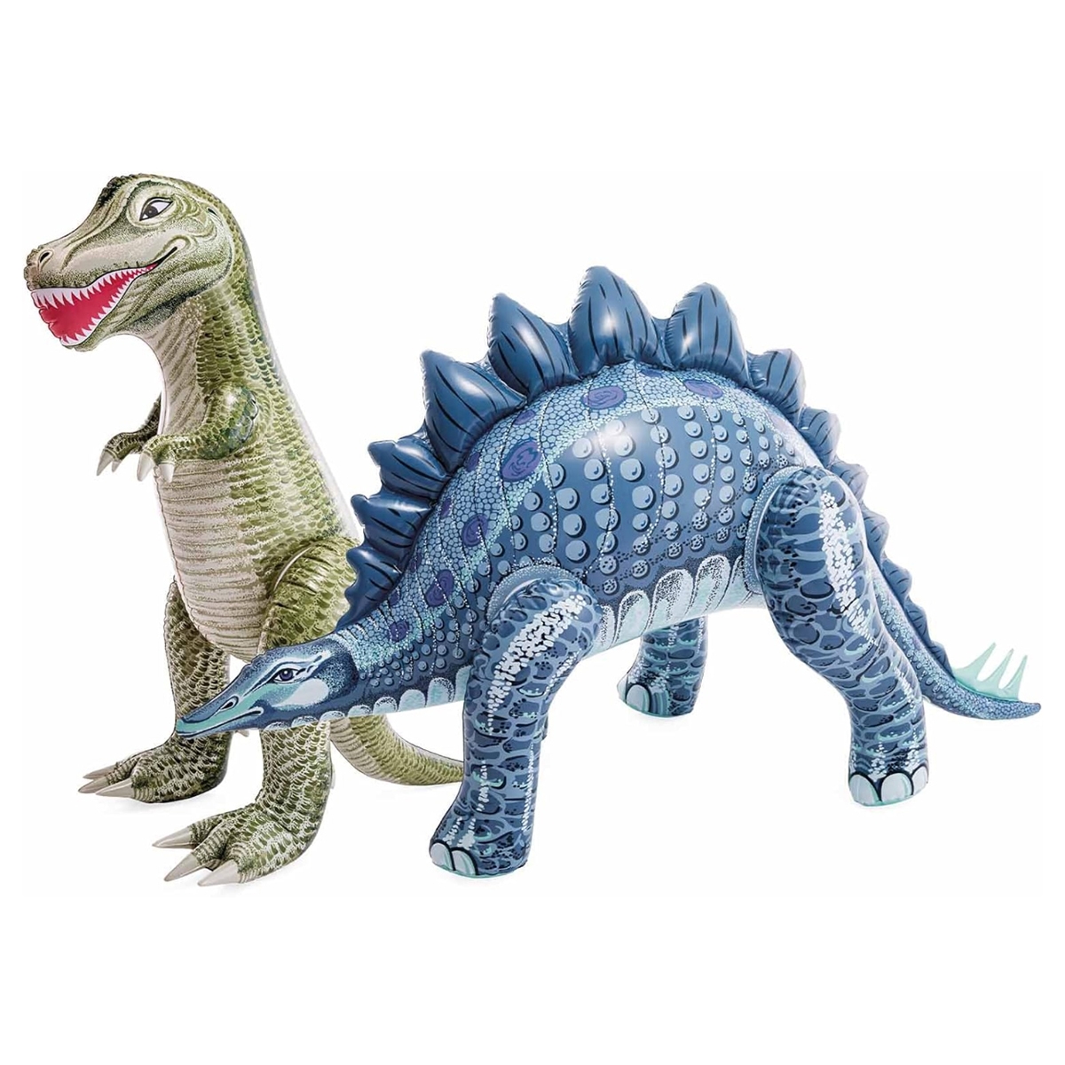 إنتكس مجسمات لعب ديناصورات جراسيك متنوعة تيرانوصور وستيجوسوروس، للجنسين، من عمر 3 إلى 4 سنوات
