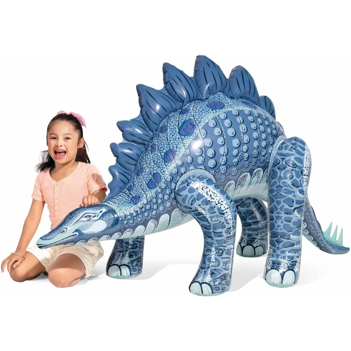 إنتكس مجسمات لعب ديناصورات جراسيك متنوعة تيرانوصور وستيجوسوروس، للجنسين، من عمر 3 إلى 4 سنوات