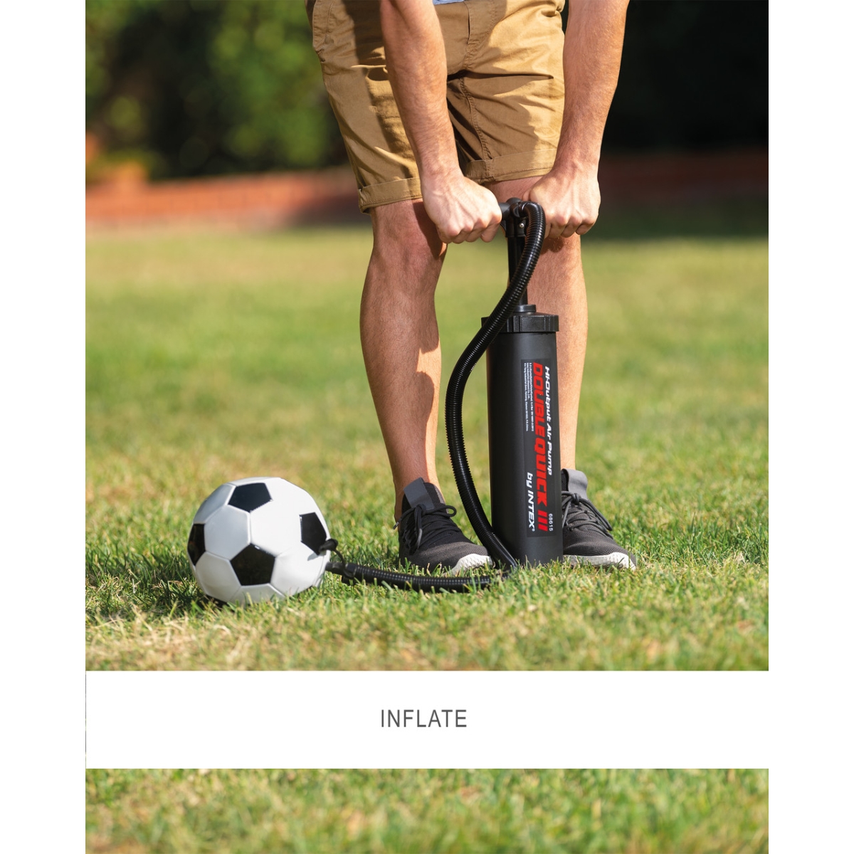 Intex Double Quick III Hand Pump Unisex, 5-7 Years