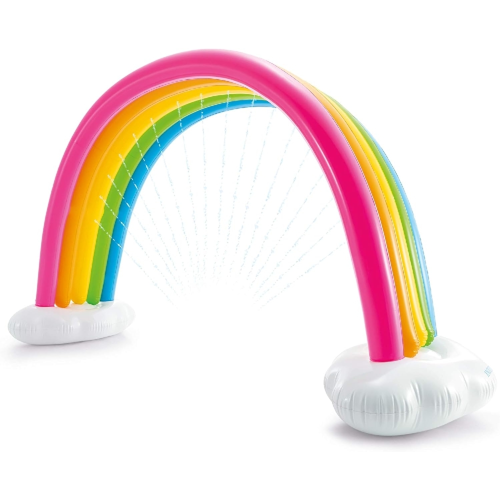 Intex Inflatable Rainbow Cloud Sprinkler Unisex, 3-4 Years