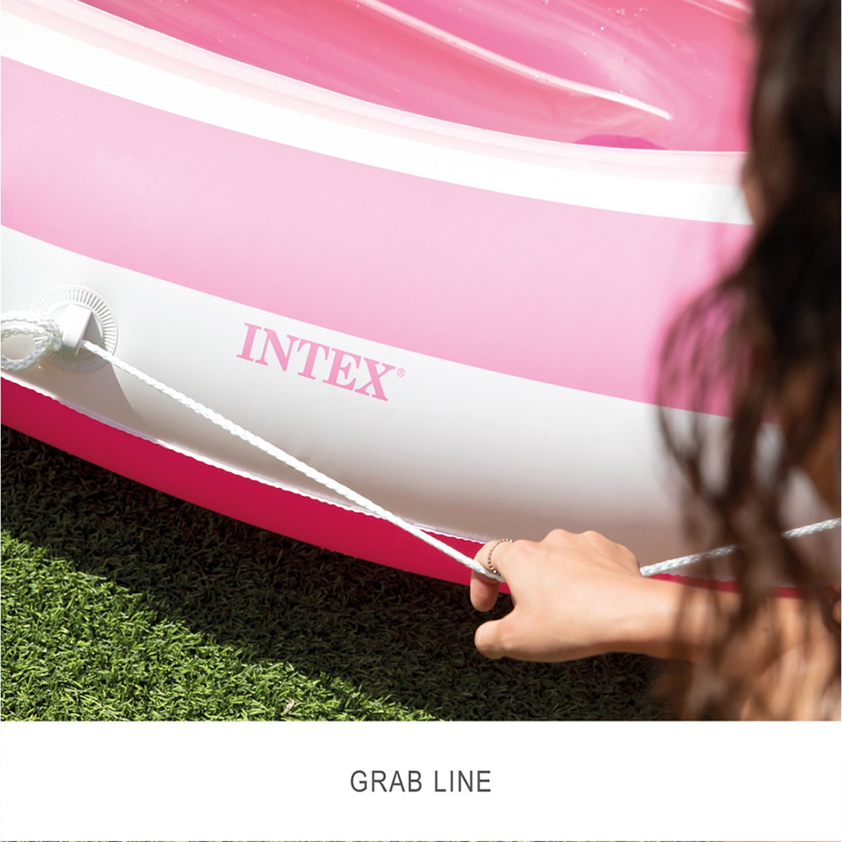 Intex Pink Paradise Boat Pool Float with Canopy Unisex, 13+ Years