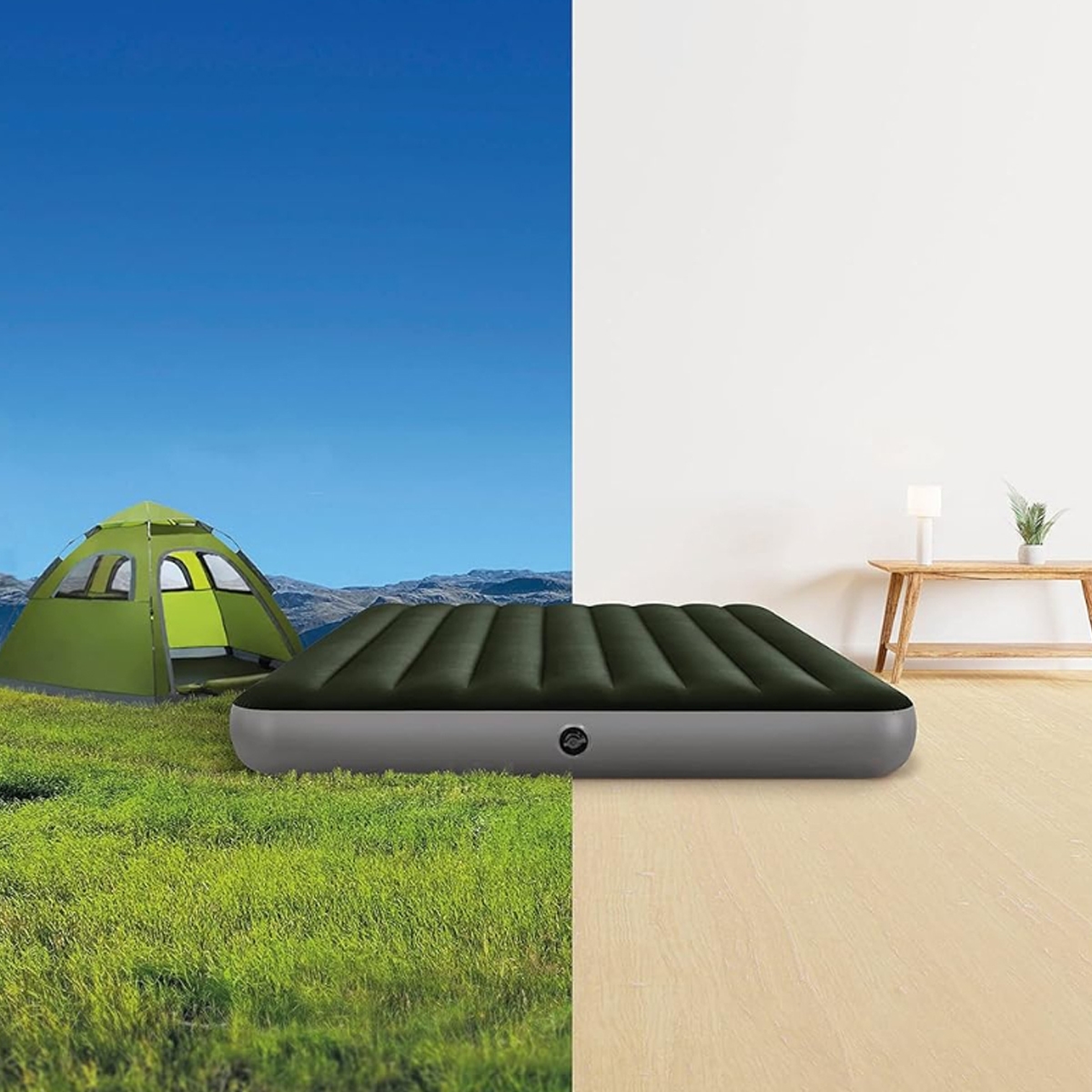 Intex Queen Dura-Beam Prestige Airbed With Battery Pump Unisex, 13+ Years