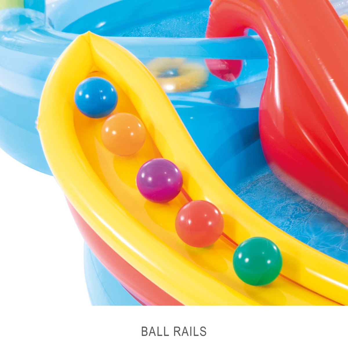 إنتكس مركز لعب بشكل خاتم قوس قزح للجنسين، 3-4 سنوات