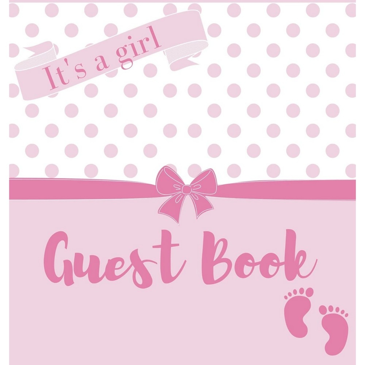 It's a Girl, Baby Shower Guest Book (Hardback) تأليف لولو آند بيل - 23 أبريل 2021