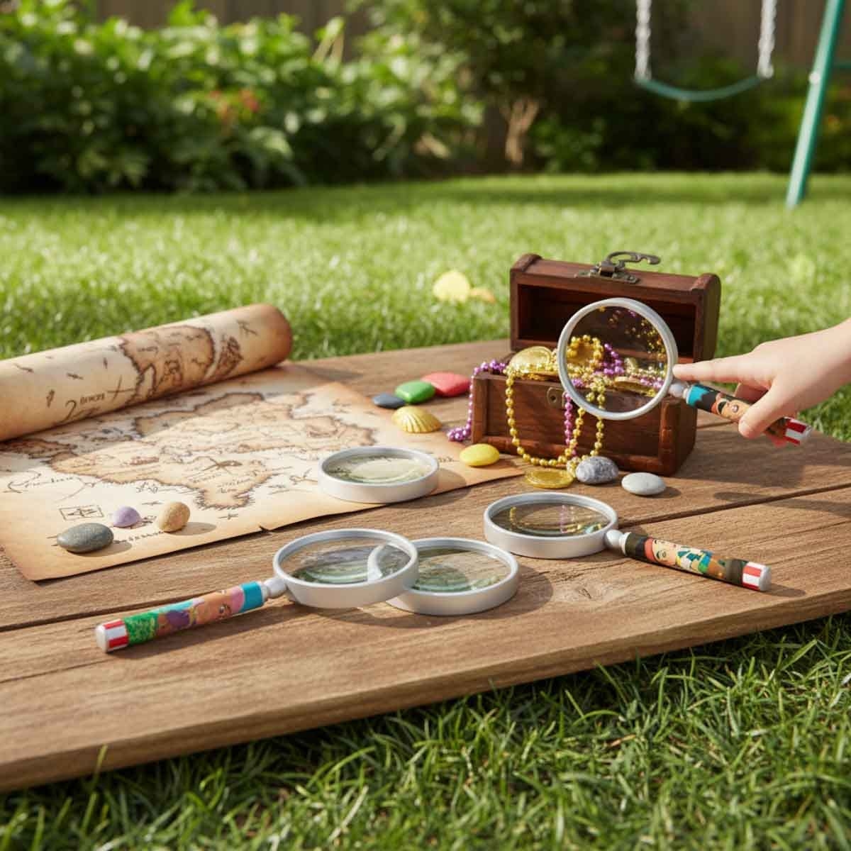 Disney Jake & The Neverland Pirates 8-Piece Magnifying Glass Favor Set