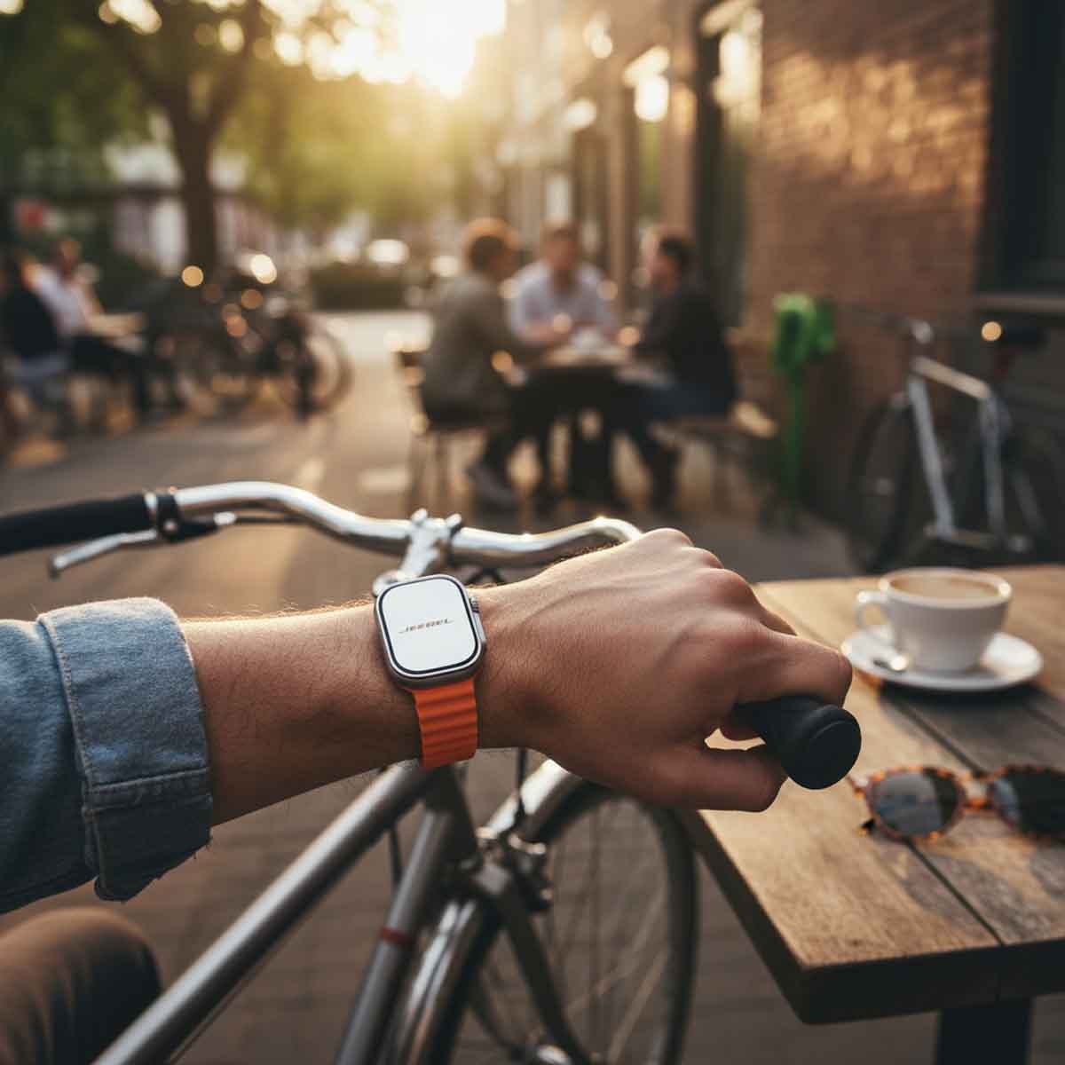 جيبل ساعة ذكية بشاشة 2 إنش HD من التيتانيوم مقاومة للماء مع NFC ومتوافقة مع أندرويد وiOS