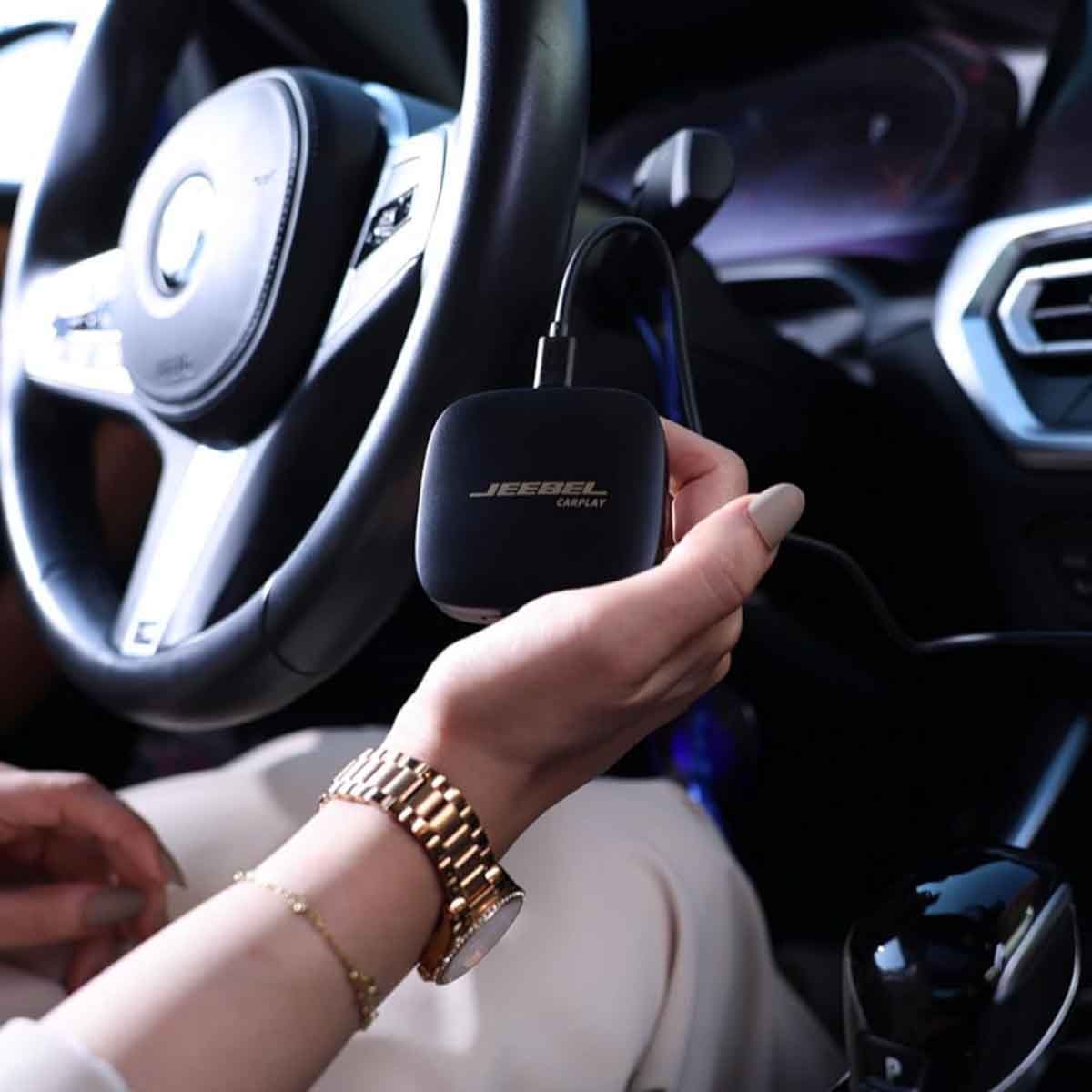 Jeebel Black 4-GB RAM & 32-GB ROM Android 13 CarPlay Box