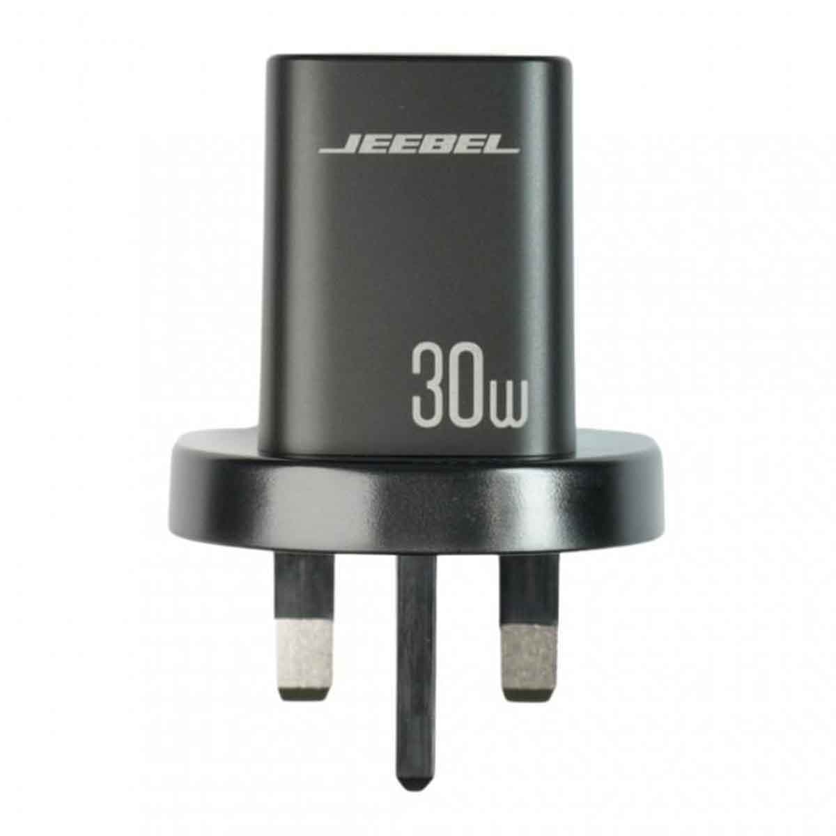 جيبل شاحن حائط USB-C PD بقوة 30 واط باللون الأسود
