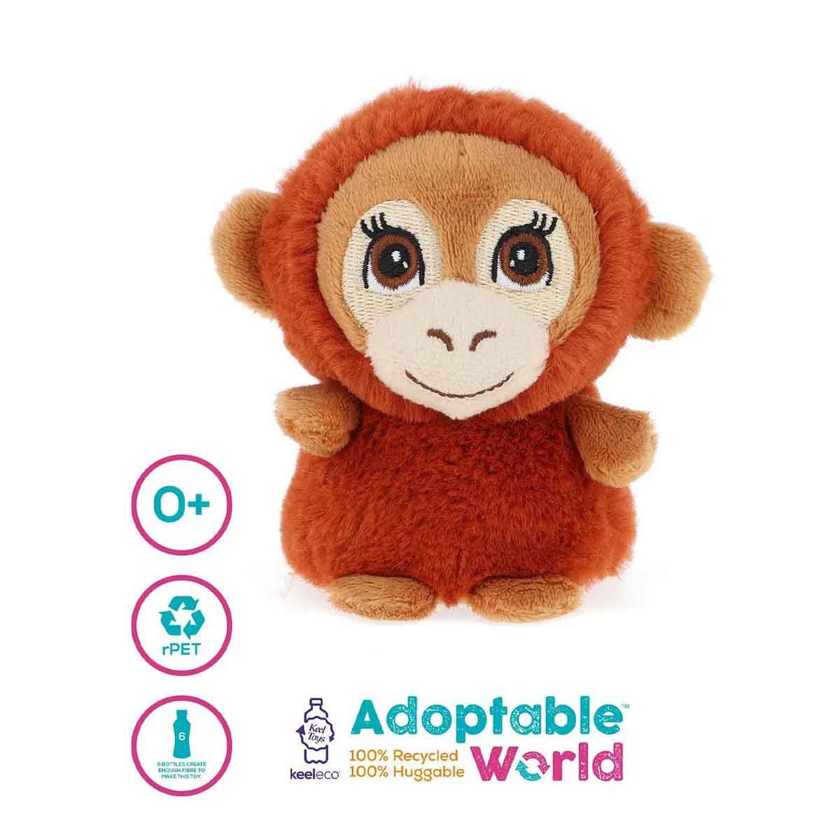 كيل تويز كيلكو ميني لعبة محشوة عالم قابل للتبني 10 سم للأطفال عمر 0-2 سنوات