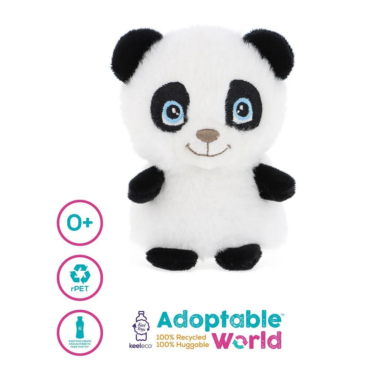 كيل تويز كيلكو ميني لعبة محشوة عالم قابل للتبني 10 سم للأطفال عمر 0-2 سنوات