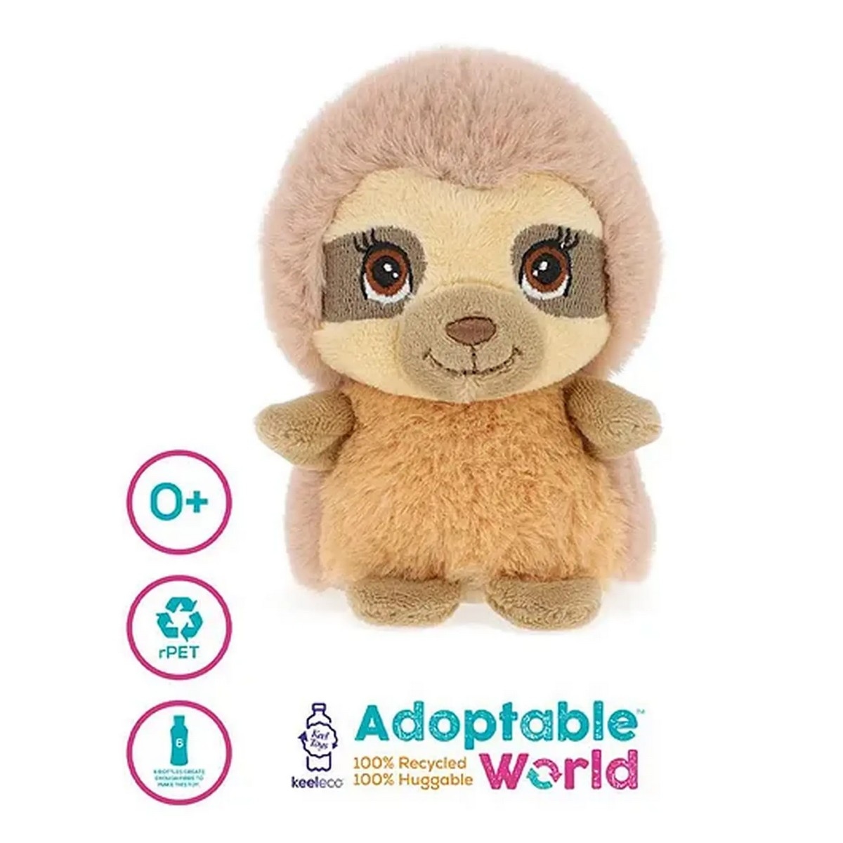 كيل تويز كيلكو ميني لعبة محشوة عالم قابل للتبني 10 سم للأطفال عمر 0-2 سنوات