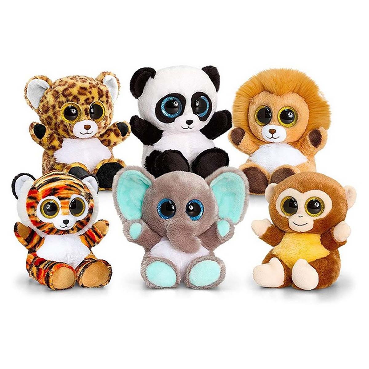 Keel Toys 25 cm Animotsu Wild Assorted Plush Toy Toddler, 0-2 Years