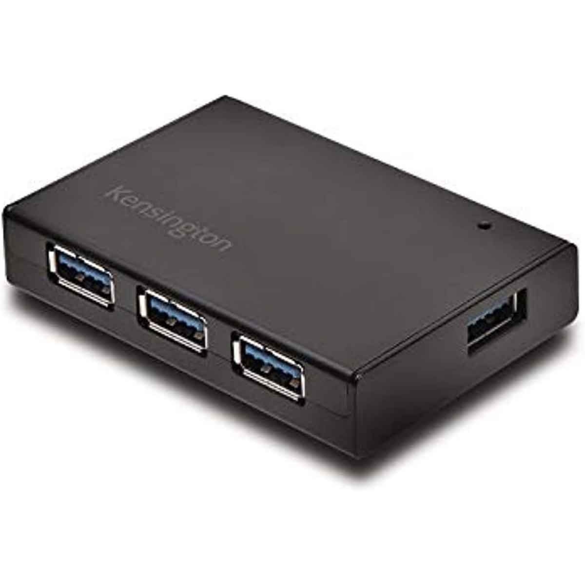 كينسينغتون موزع يو إس بي 3.0 أربعة منافذ مع شحن يو إتش 4000 سي