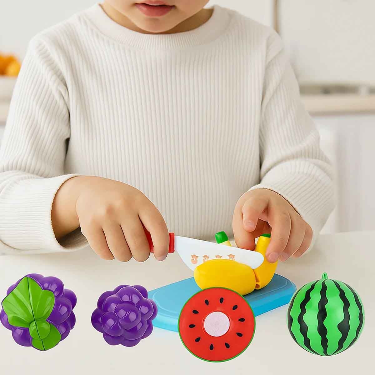 Kidzpro Pocket Money Assorted Fruit & Vegetables Playset Girls, 3-4 Years