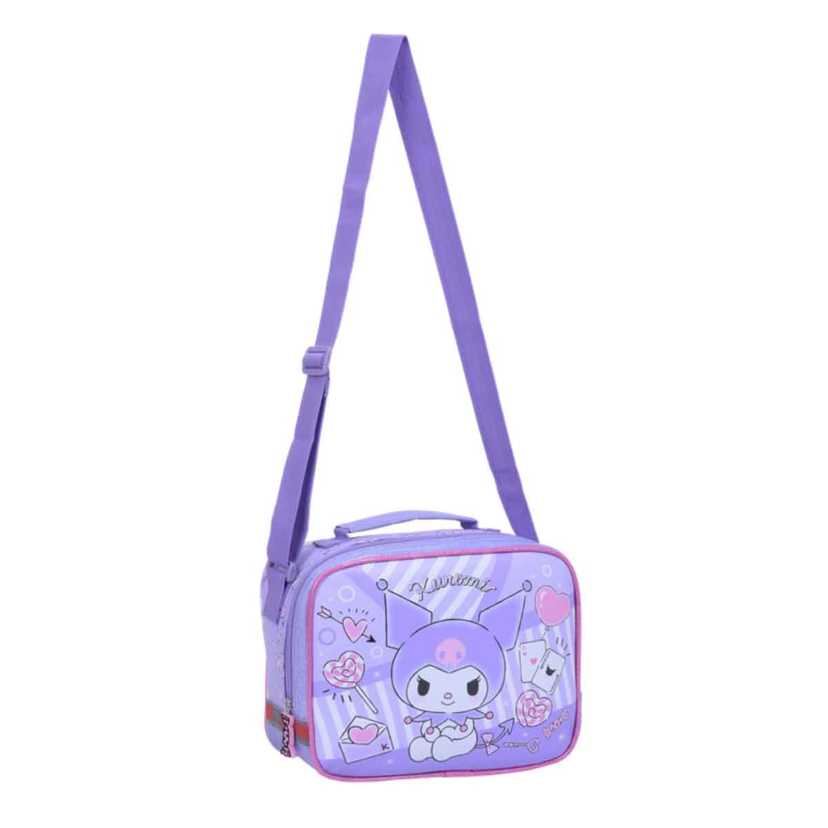 Kuromi Insulated Sanrio Kuromi Purple Design School Lunch Bag