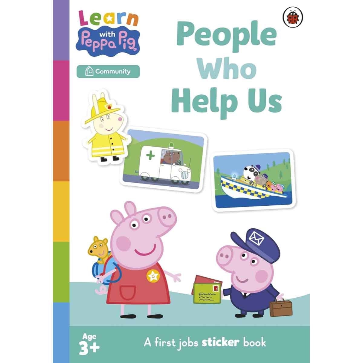 Learn with Peppa: People Who Help Us Sticker Activity Book by Peppa Pig - 03-07-2025