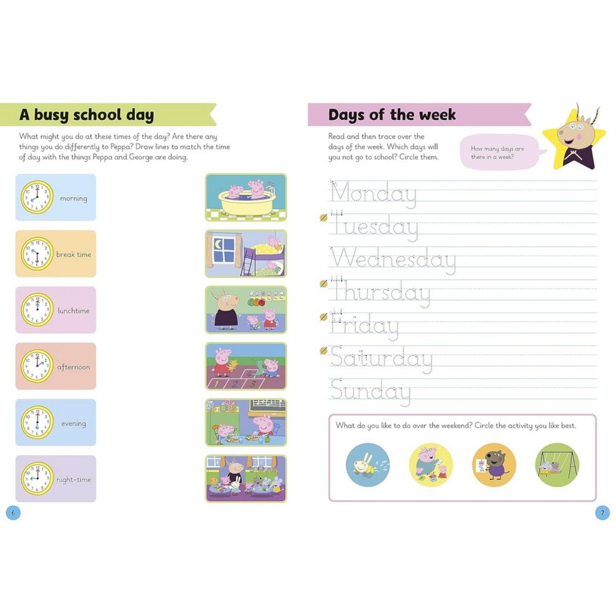 Learn with Peppa: Starting School Wipe-clean Activity Book تأليف بيبا بيغ - 6 يونيو 2024
