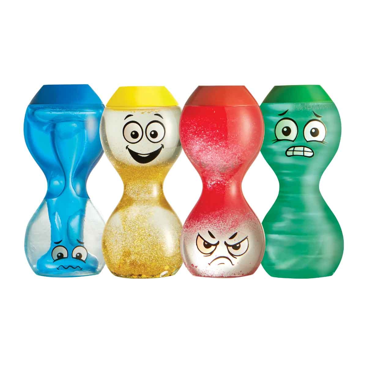 Learning Resources 4-Piece Express Your Feelings Sensory Bottle Set Unisex, 3-4 Years