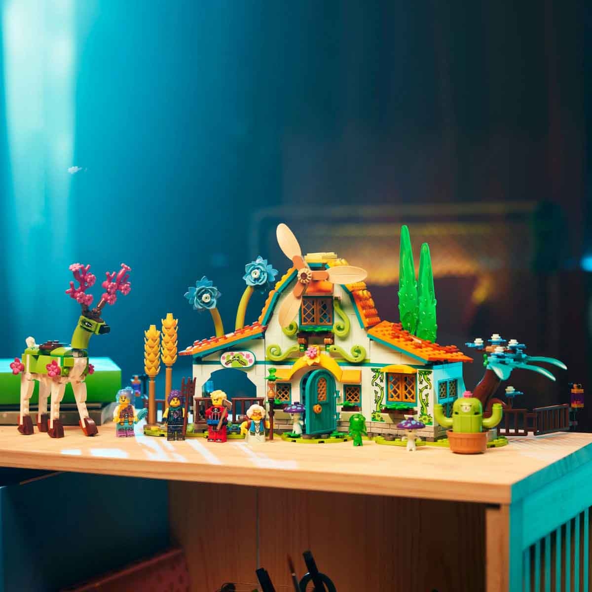 ليغو دريمزز مجموعة اسطبل مخلوقات الاحلام 71459 للاطفال من عمر 8-10 سنوات