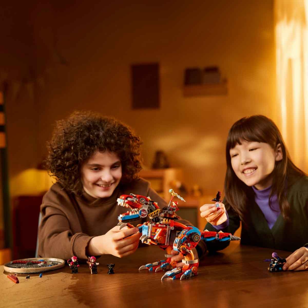 ليغو دريمزز مجموعة ديناصور روبوت سي ريكس لكوبر 71484 للاطفال من عمر 8-10 سنوات