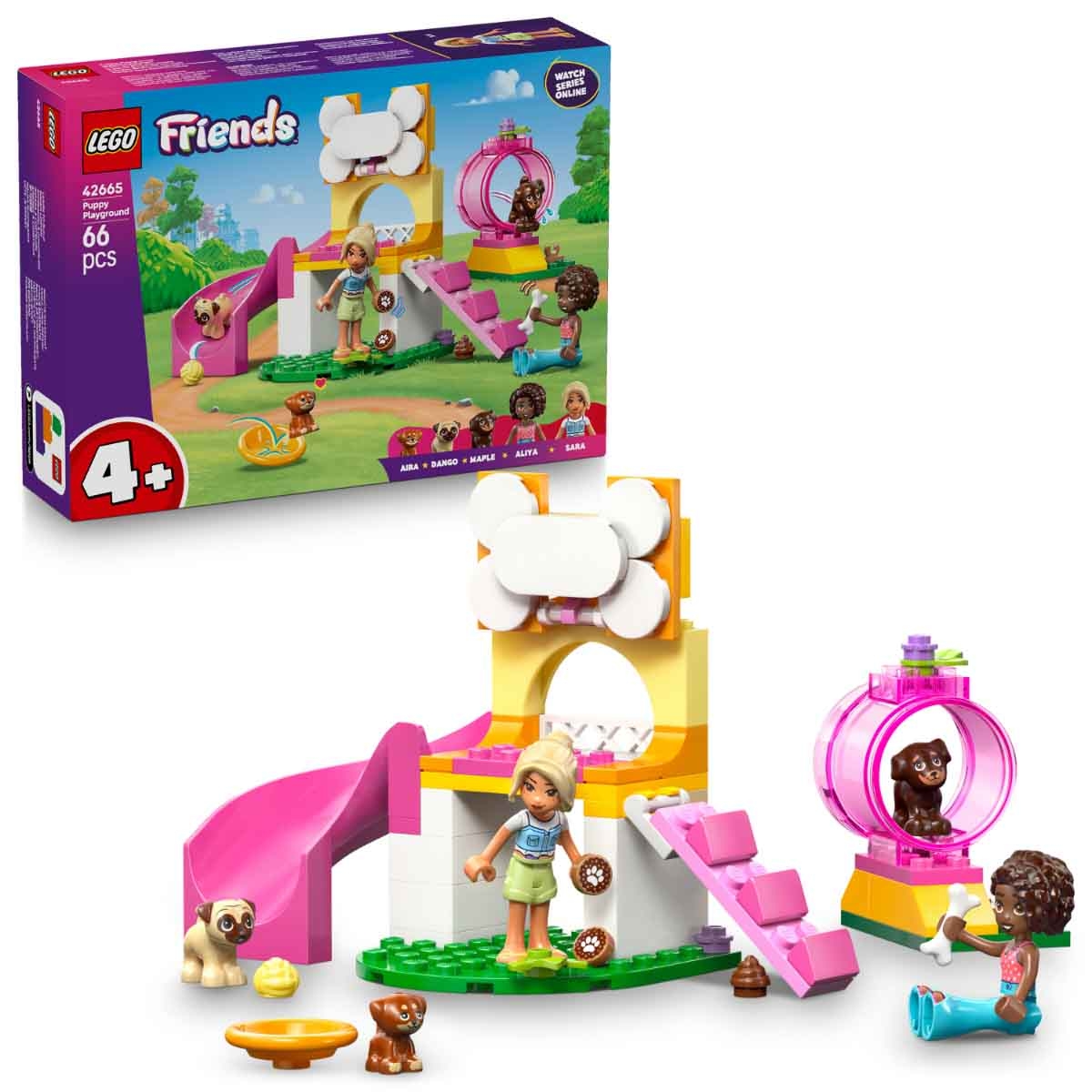 LEGO Friends 42665 V29 Puppy Playground Set Unisex, 5-7 Years
