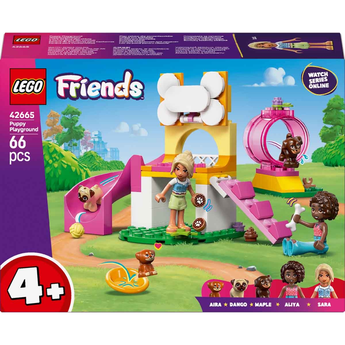 LEGO Friends 42665 V29 Puppy Playground Set Unisex, 5-7 Years
