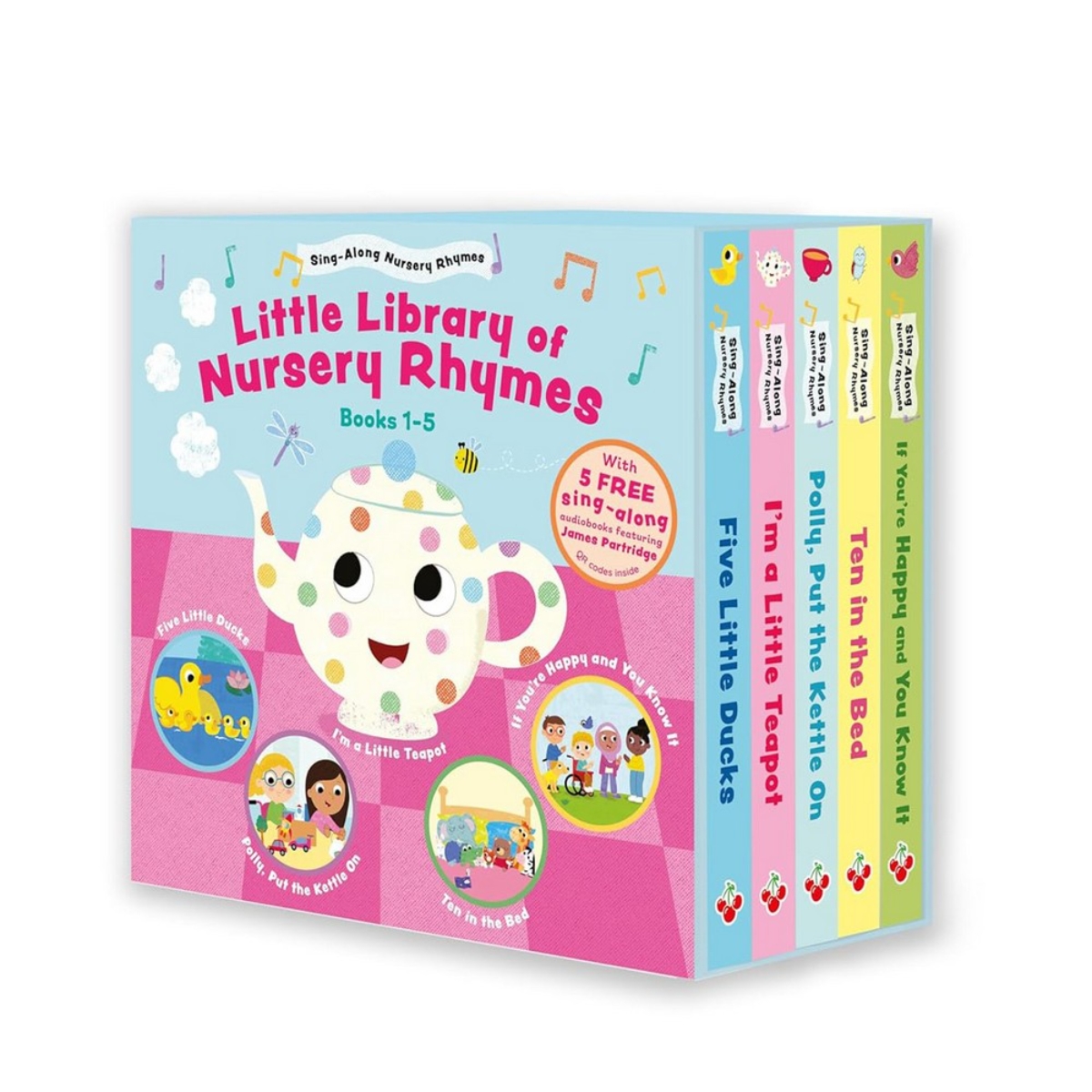 Little Library of Sing-Along Nursery Rhymes (Books 1-5): مكتبة صغيرة لأغاني الحضانة التفاعلية تأليف كيفن باين - 26 سبتمبر 2024