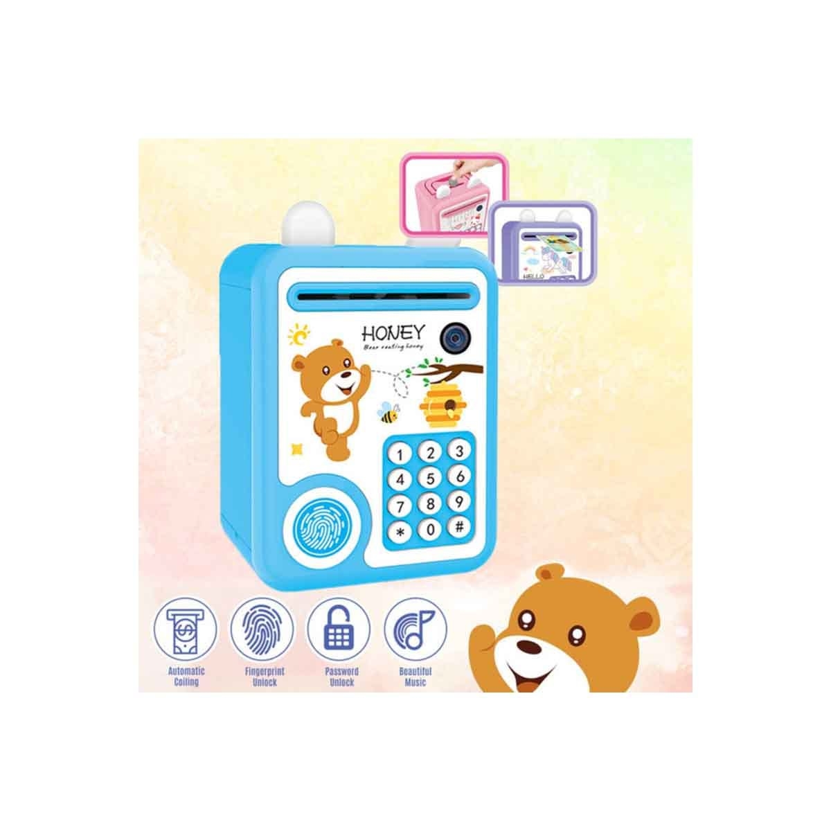 ليتل ستوري حصّالة أطفال لطيفة بشكل دب أزرق للجنسين، 3–4 سنوات