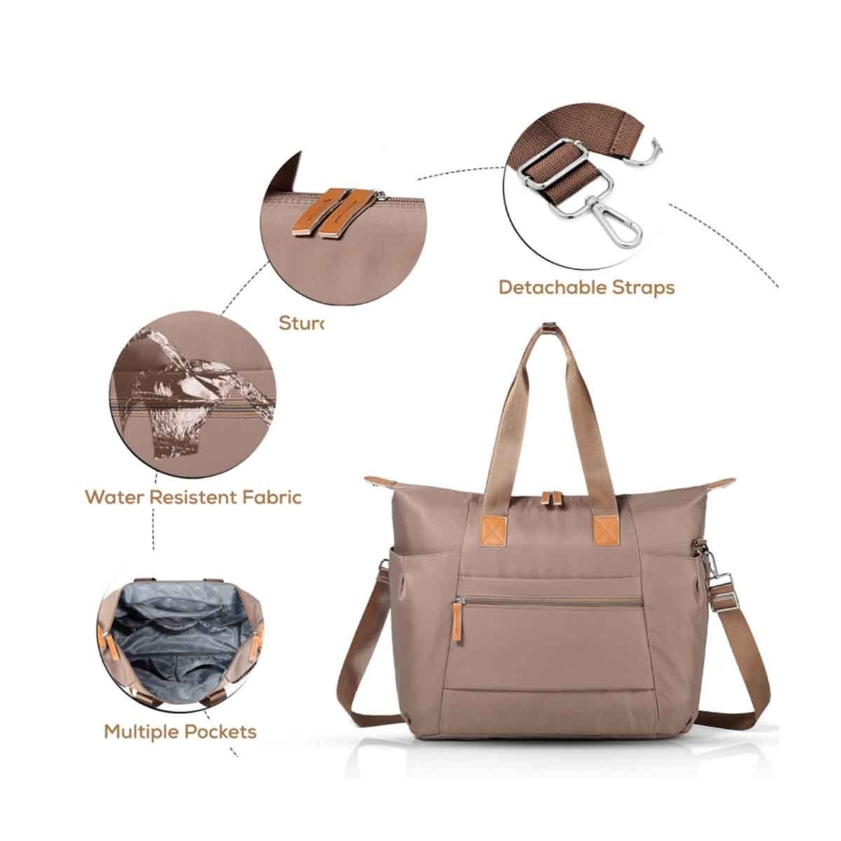 Little Story Beige Zurich Pack & Go Baby Travel Diaper Bag