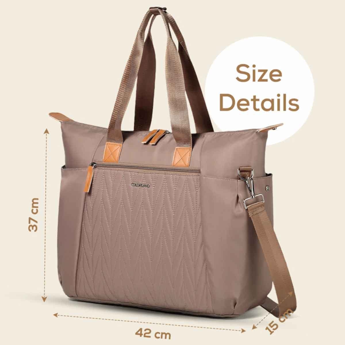 Little Story Beige Zurich Pack & Go Baby Travel Diaper Bag