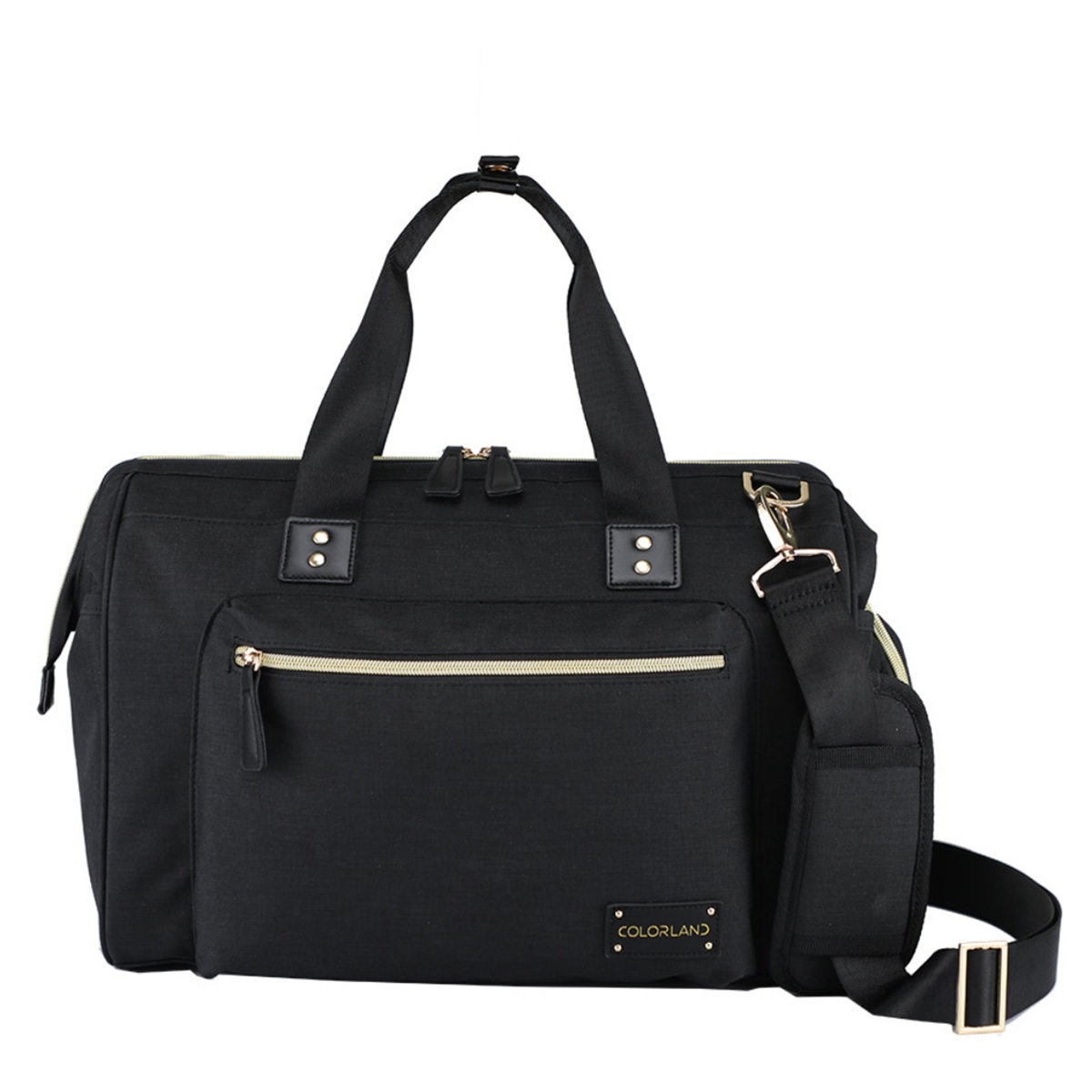 Little Story Black Zera Mom Dad Diaper Bag Toddler