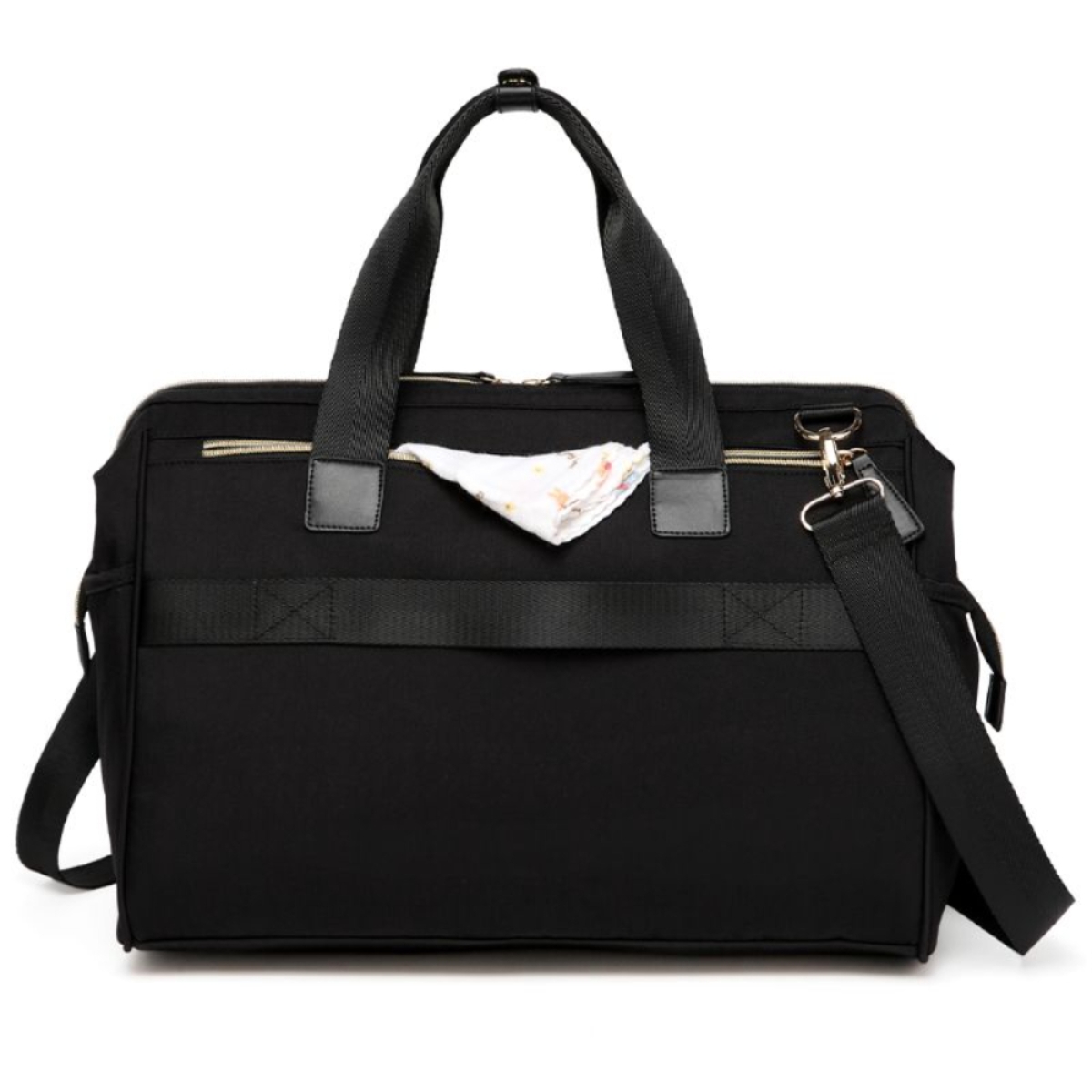 Little Story Black Zera Mom Dad Diaper Bag Toddler