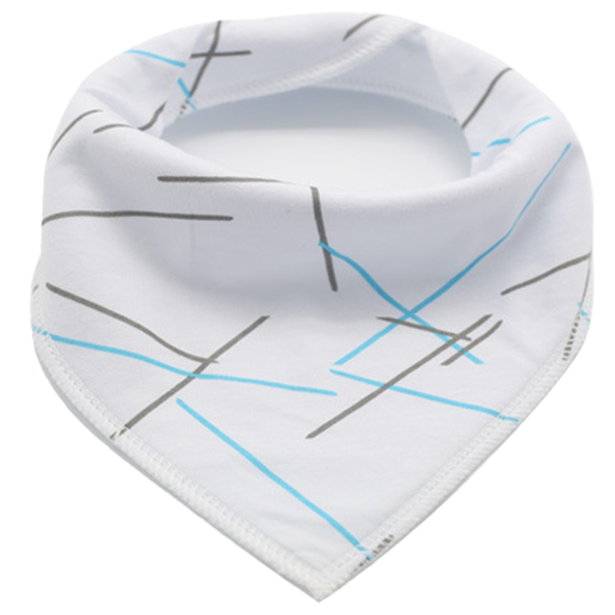 ليتل ستوري مريلات مثلثية بطبعة ديناصور للرضع، 0-2 سنة، مجموعة من 4