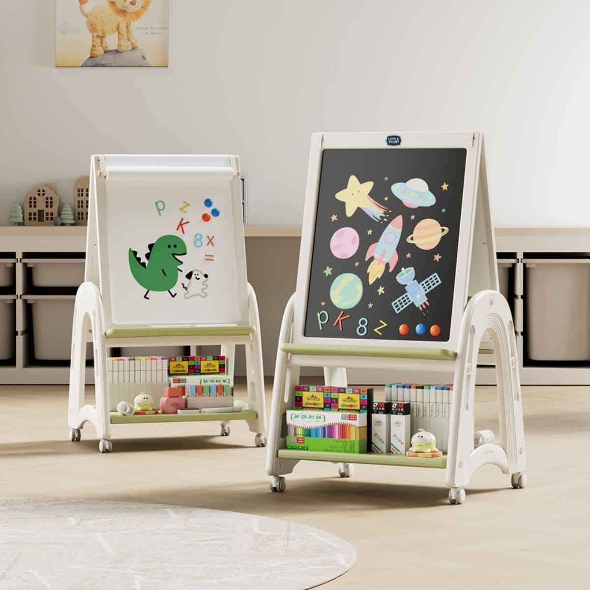 ليتل ستوري سبّورة رسم مزدوجة للجنسين، 3–4 سنوات