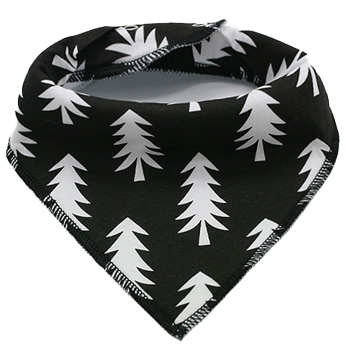 ليتل ستوري مريلات مثلثية بطبعة حب للرضع، 0-2 سنة، مجموعة من 4