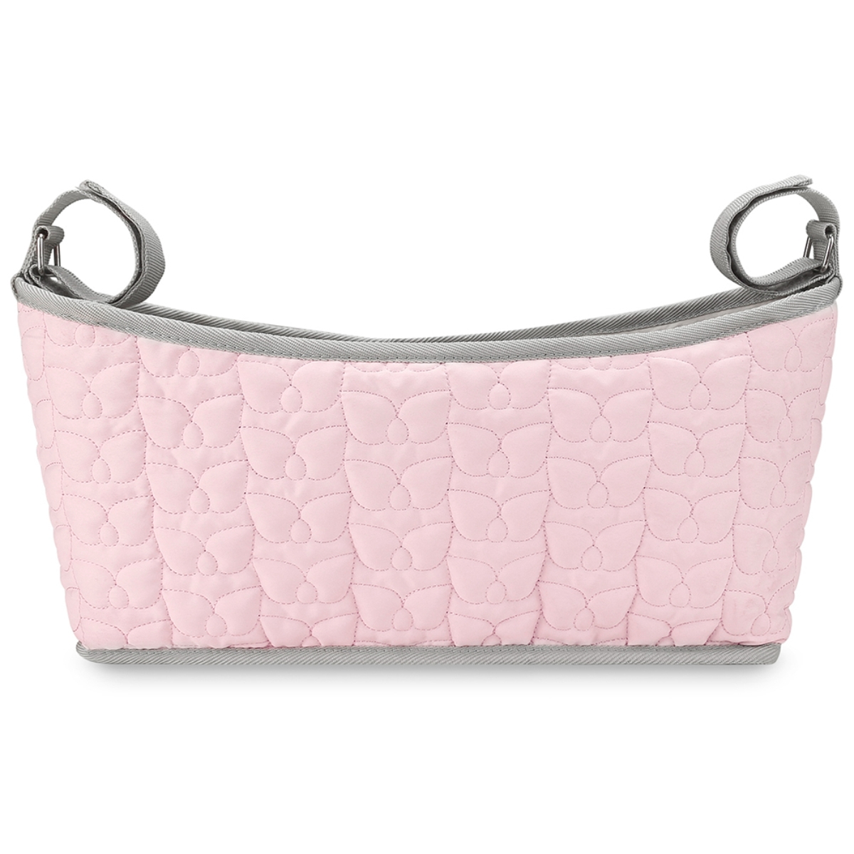 Little Story Pink Quilted Premium Stroller Bag Toddler, 0-2 Years