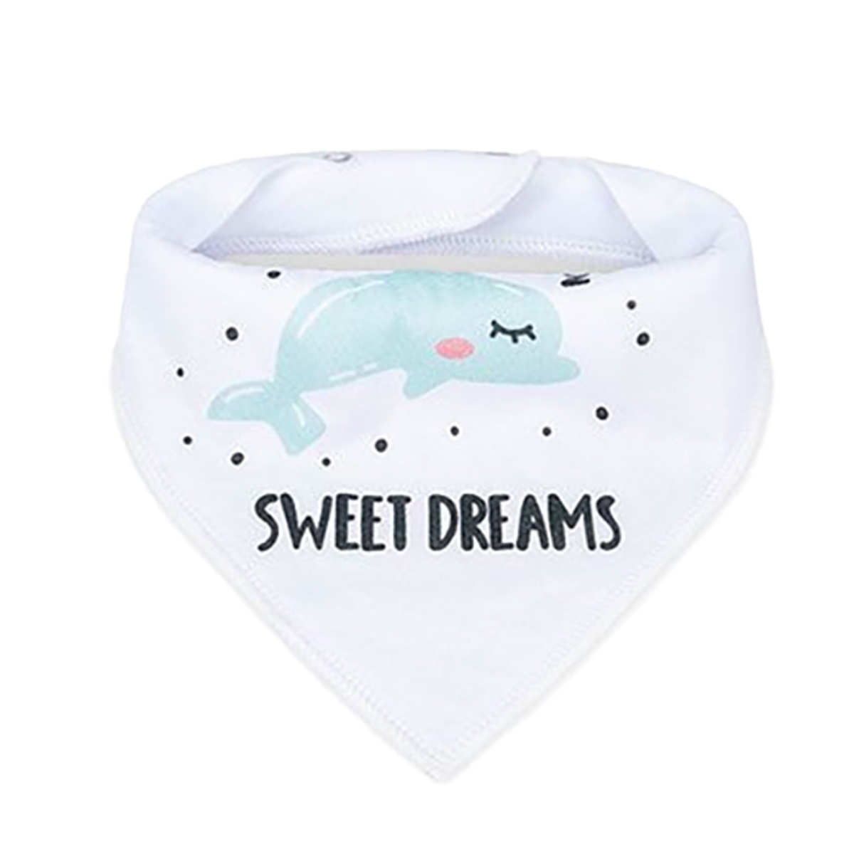 ليتل ستوري مريلات مثلثية بطبعة قراصنة للرضع، 0-2 سنة، مجموعة من 4