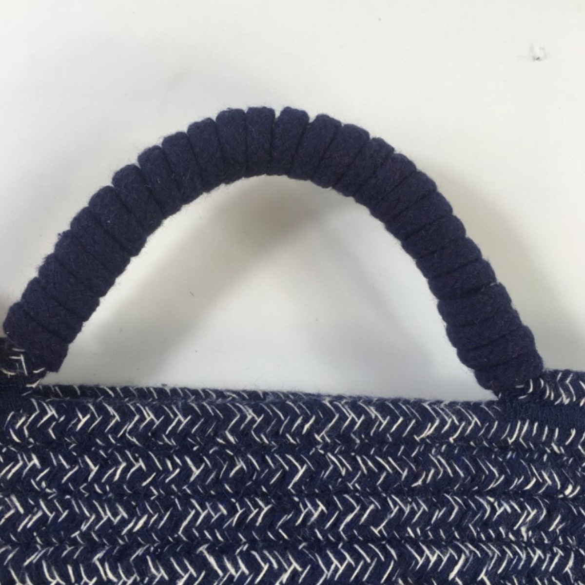 ليتل ستوري منظم حفاضات بحبل قطني أزرق مقاس XL للرضع