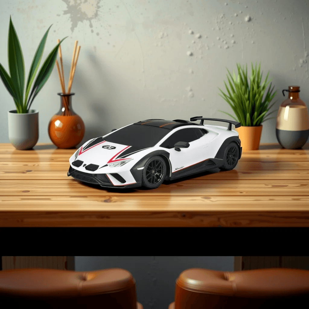 مايستو سيارة لامبورغيني هوراكان ستيراتو بتحكم عن بعد بمقياس 1:14 وبتردد 2.4GHz للأولاد، من عمر 5 إلى 7 سنوات