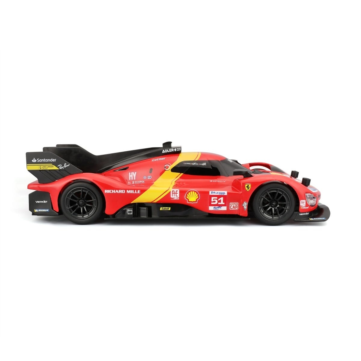 Maisto 1:16 Ferrari 499p Lmh 2023 24h Le Mans Champion Remote Control Diecast Car Unisex, 5-7 Years