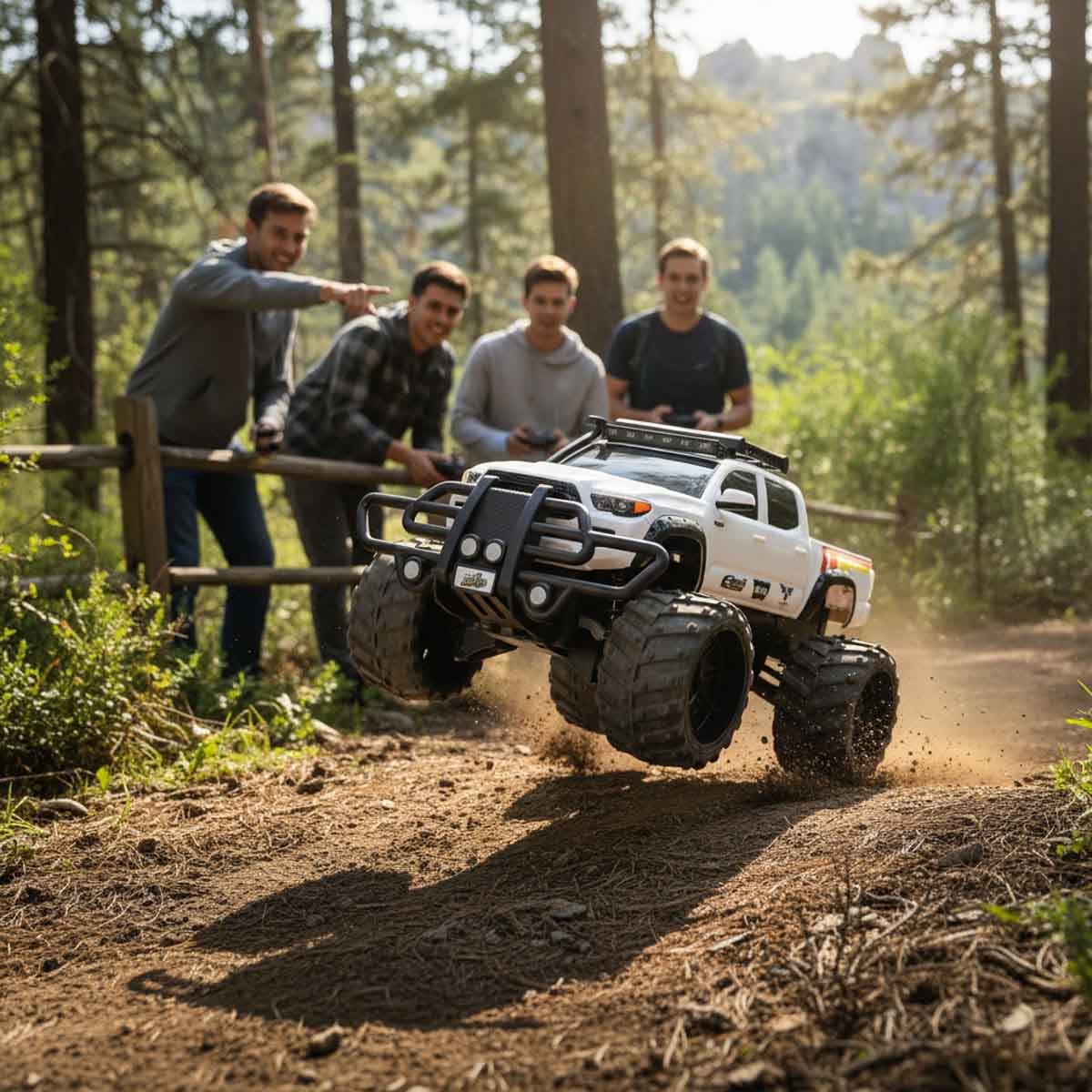 مايستو شاحنة تحكم عن بعد 2023 تويوتا تاكوما TRD برو 1:16 أبيض 2.4 غيغاهرتز للصبيان، 8-10 سنوات