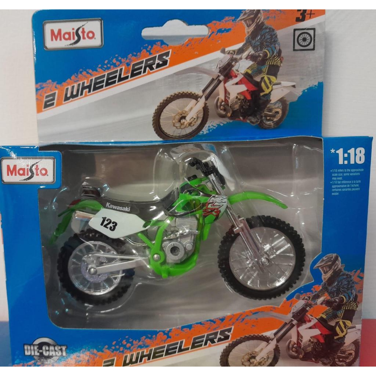 مايستو مقياس 1:18 دراجات نارية متنوعة ثنائية العجلات أولاد - 3-4 سنوات