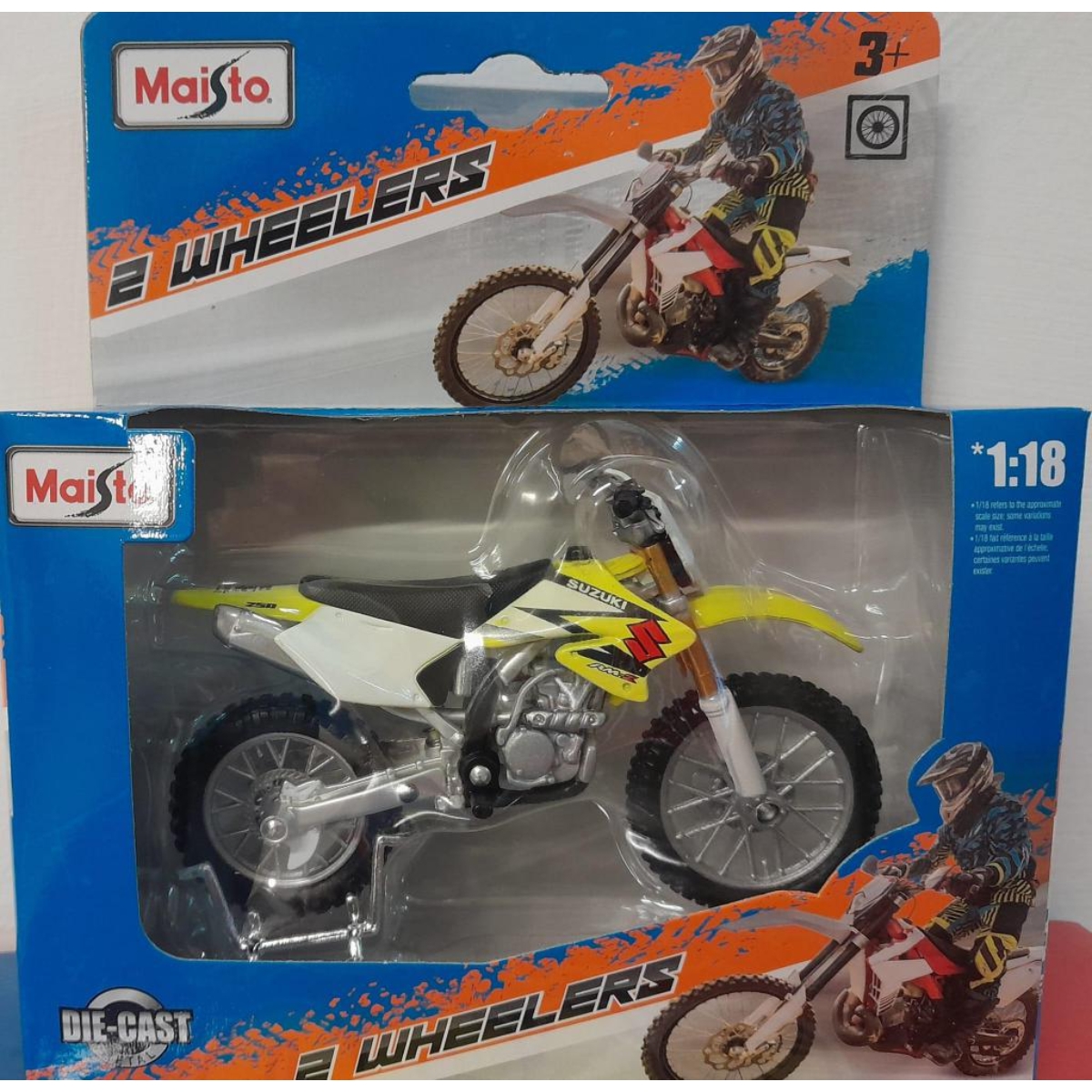 مايستو مقياس 1:18 دراجات نارية متنوعة ثنائية العجلات أولاد - 3-4 سنوات