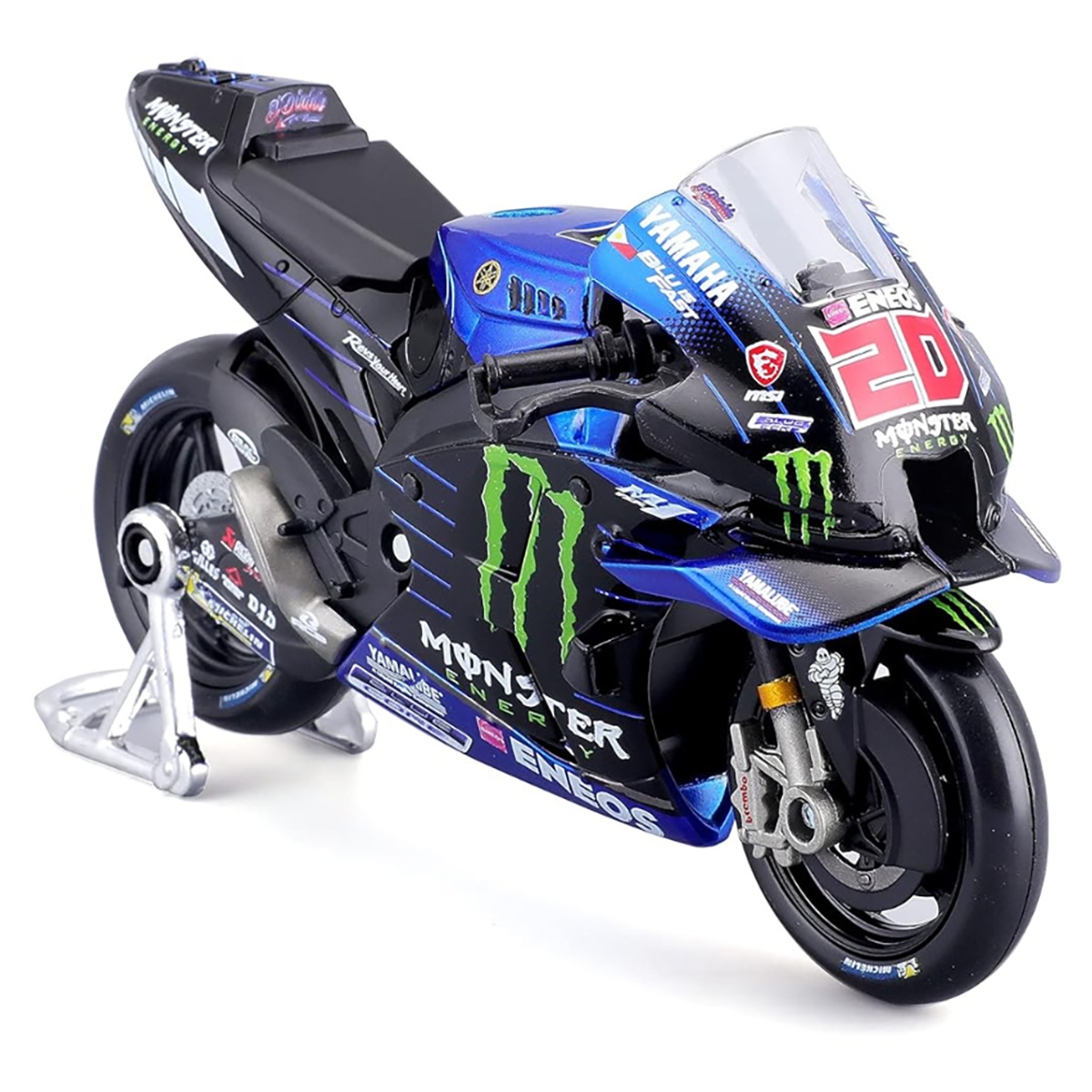 دراجة نارية مايستو ياماها YZR-M1 مصبوبة بمقياس 1:18 للأولاد، 13 عامًا فأكثر