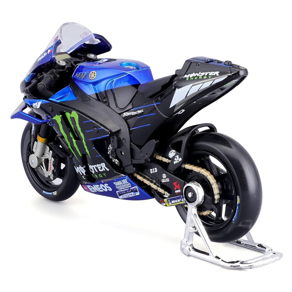دراجة نارية مايستو ياماها YZR-M1 مصبوبة بمقياس 1:18 للأولاد، 13 عامًا فأكثر