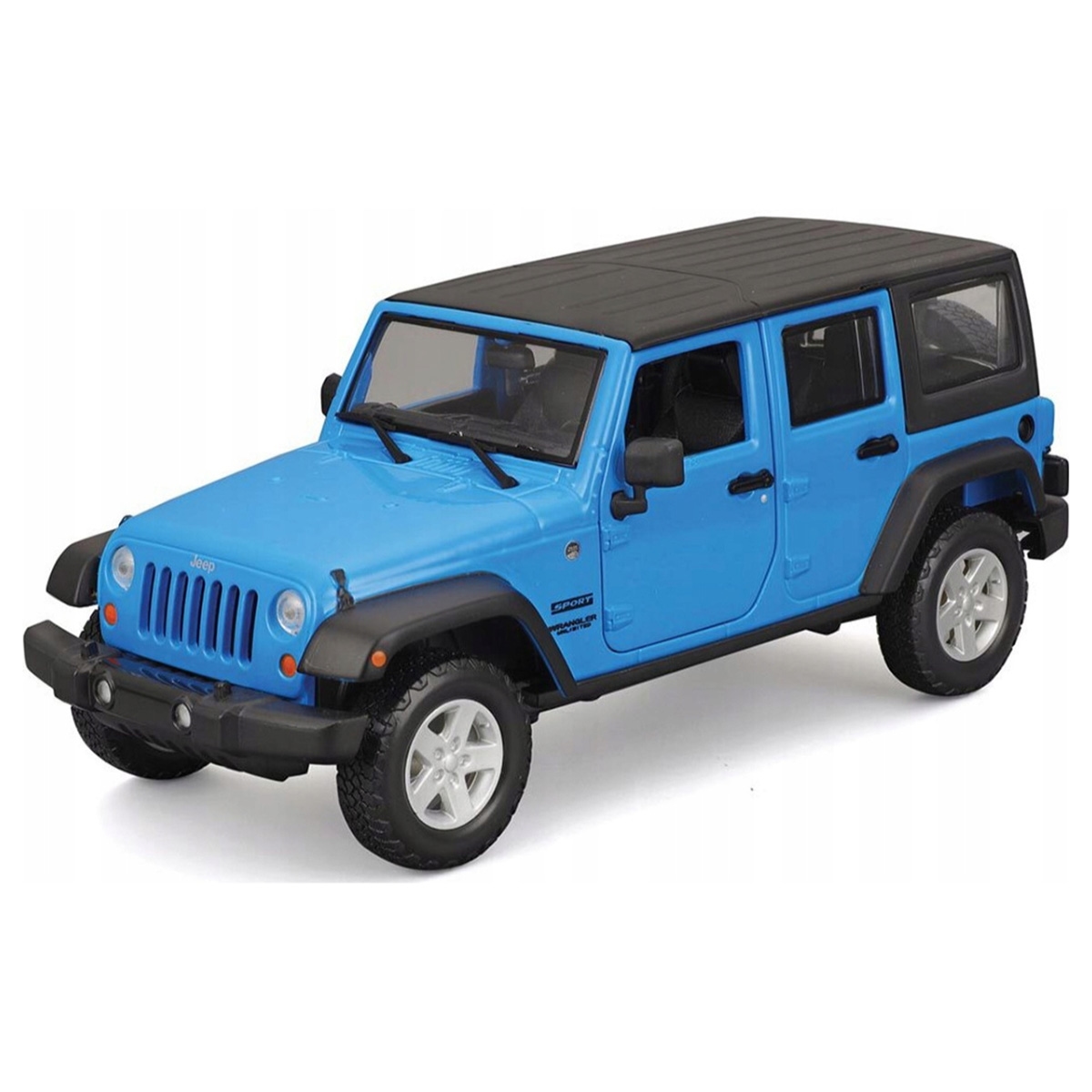 مايستو سيارة جيب رانجلر أنليميتد مقياس 1:24 ديكاست أولاد، 3-4 سنوات