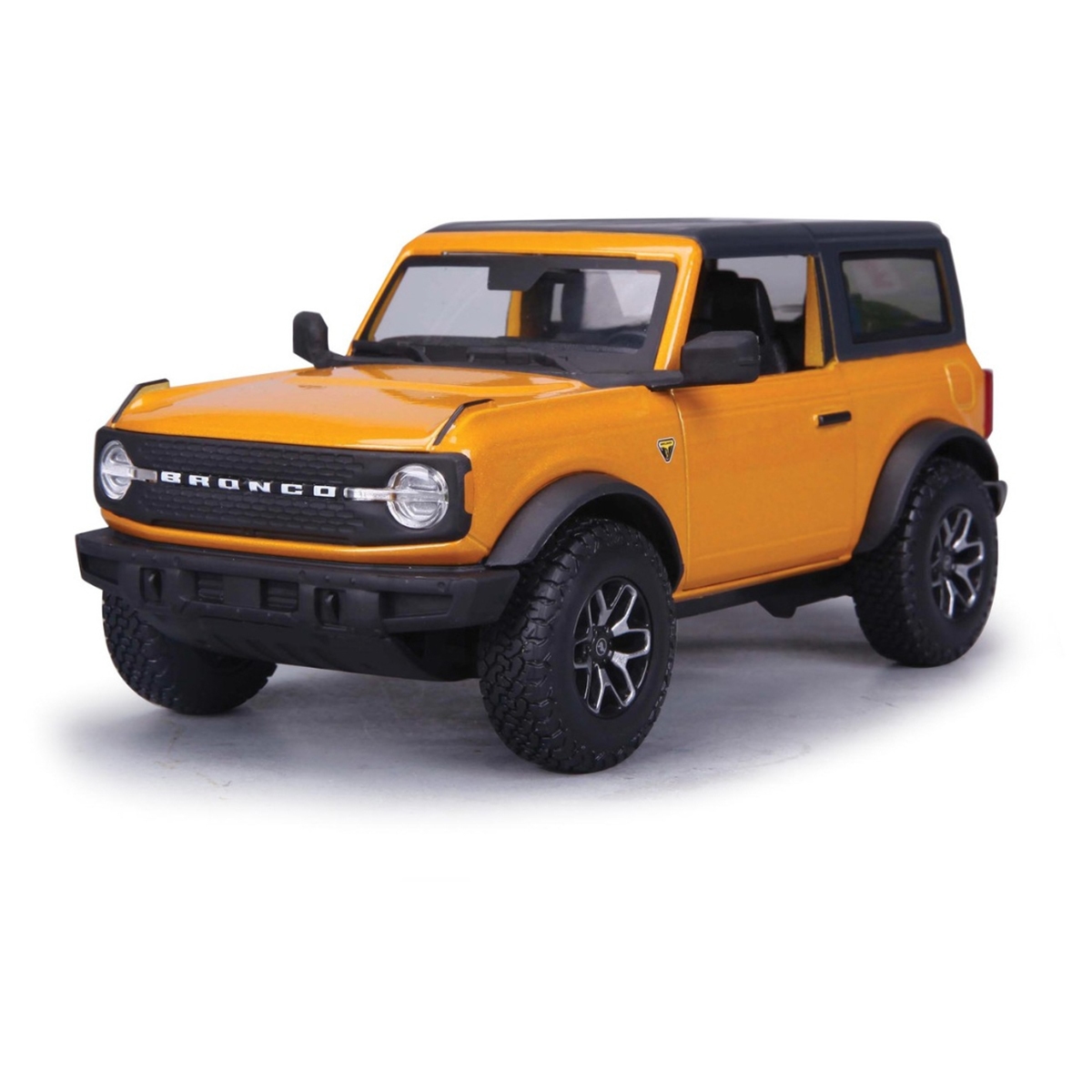 مايستو سيارة دايكاست فورد برونكو باد لاندز زرقاء بمقياس 1:24 للأولاد، من عمر 3 إلى 4 سنوات