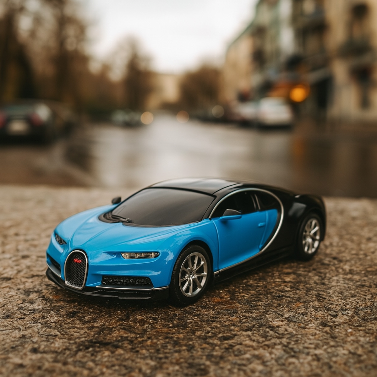 مايستو بوجاتي شيرون سيارات بتحكم بلوتوث عن بعد بمقياس 1:41 للأولاد، من عمر 5 إلى 7 سنوات